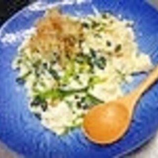 ☆さっぱり！法蓮草くずし豆腐和え☆